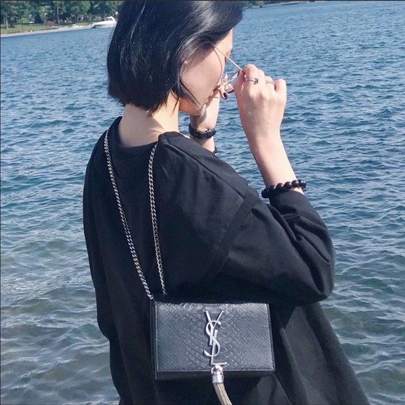 YSL Python Rare Small Kate Python Bag - Picture 7 of 7